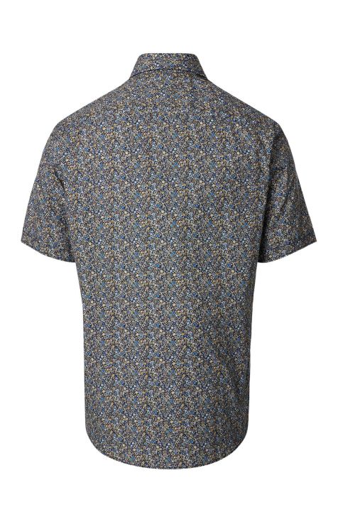 Camicia Uomo Casamoda Comfort Fantasia collo Button down Manica corta