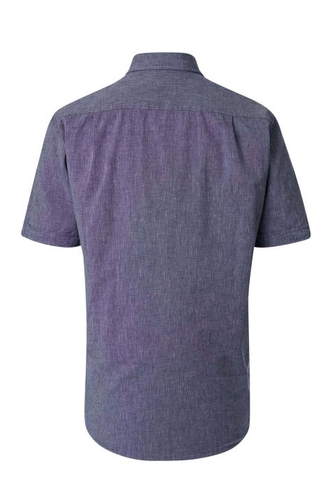 Camicia Uomo Casamoda Comfort Tinta unita collo Italiano Manica corta