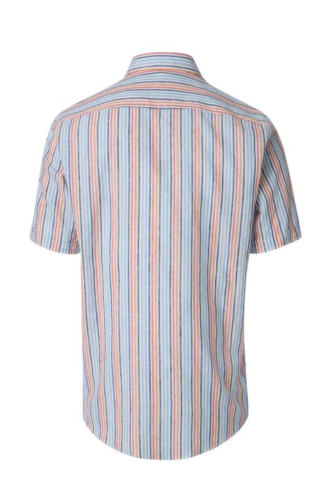 Camicia Uomo Casamoda Classic Righe collo Italiano Manica corta