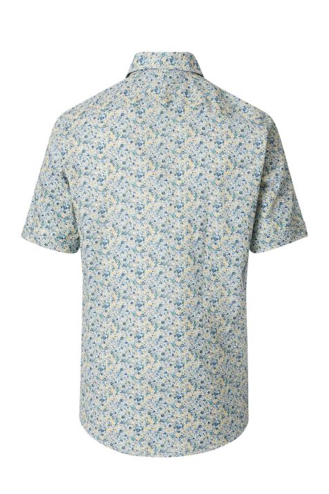 Camicia Uomo Casamoda Classic Fantasia collo Button down Manica corta