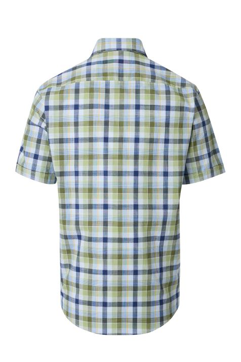 Camicia Uomo Casamoda Classic Quadri collo Italiano Manica corta