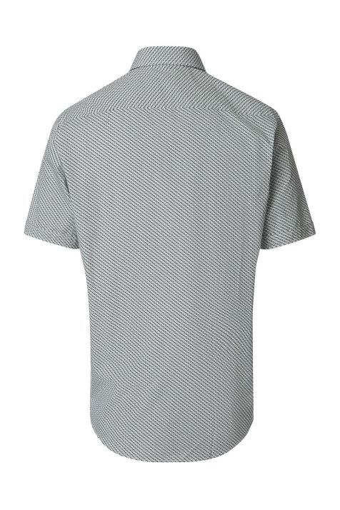 Camicia Uomo Casamoda Classic Fantasia collo Italiano Manica corta