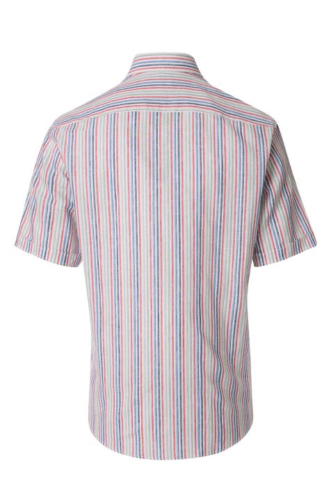 Camicia Uomo Casamoda Classic Righe collo Italiano Manica corta