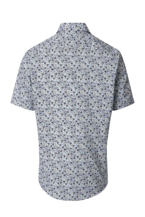Camicia Uomo Casamoda Classic Fantasia collo Button down Manica corta