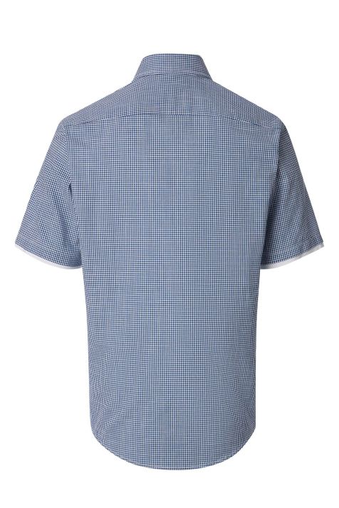 Camicia Uomo Casamoda Classic Quadri collo Button down Manica corta