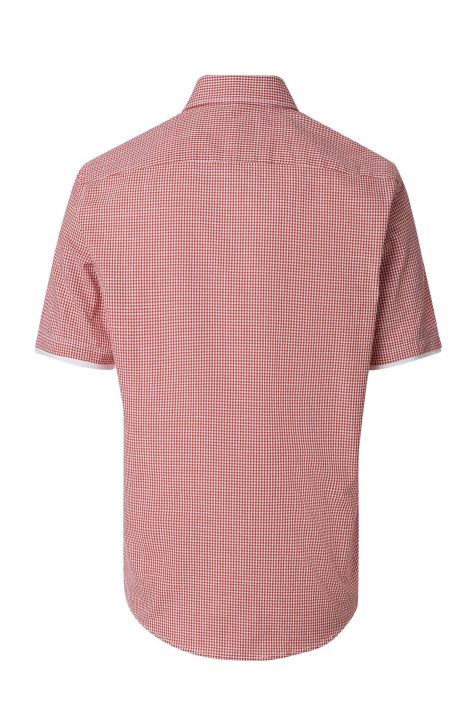 Camicia Uomo Casamoda Classic Quadri collo Button down Manica corta