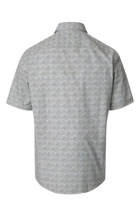 Camicia Uomo Casamoda Classic Fantasia collo Italiano Manica corta