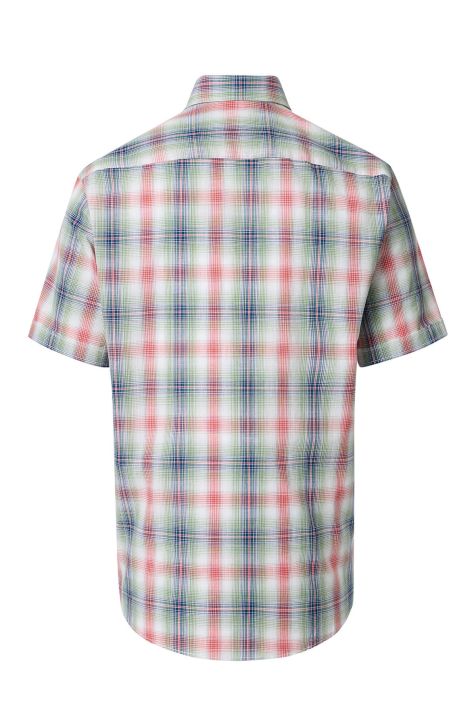Camicia Uomo Casamoda Comfort Quadri collo Italiano Manica corta
