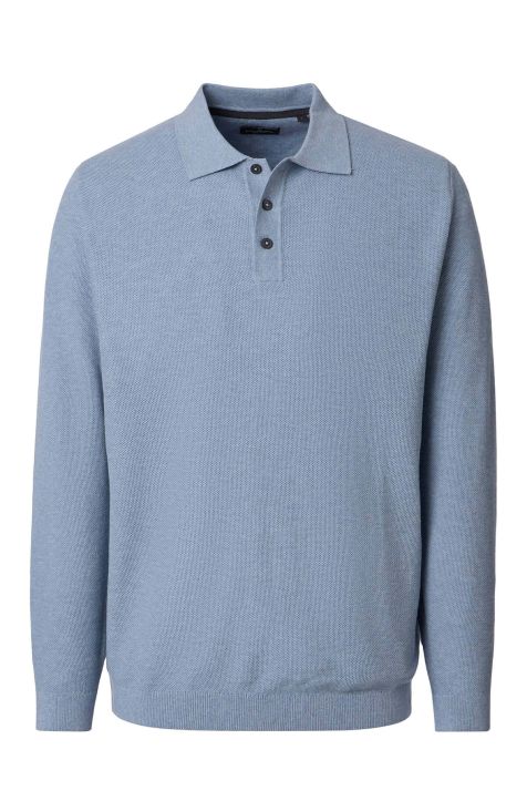 Polo Uomo Casamoda Classic Tinta unita Manica lunga
