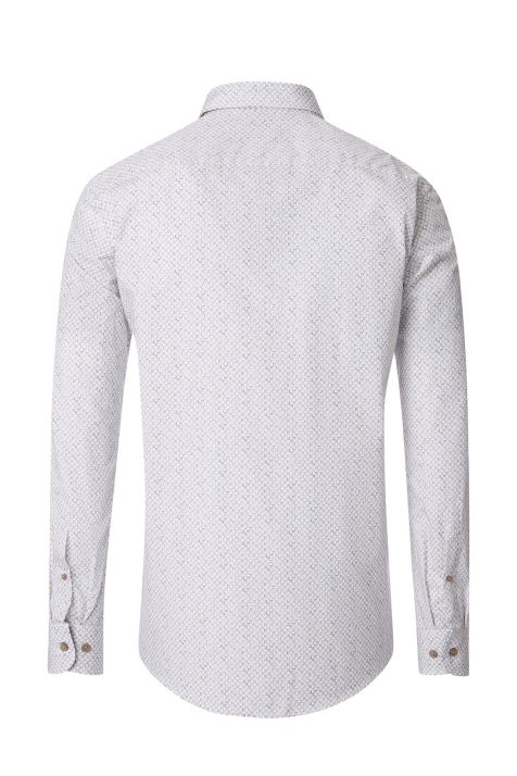 Camicia Uomo Casamoda Classic Fantasia collo Italiano Manica lunga