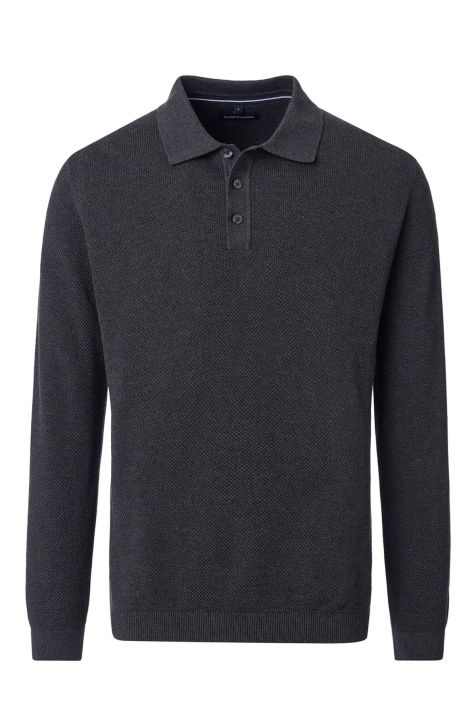 Polo Uomo Casamoda Classic Tinta unita Manica lunga