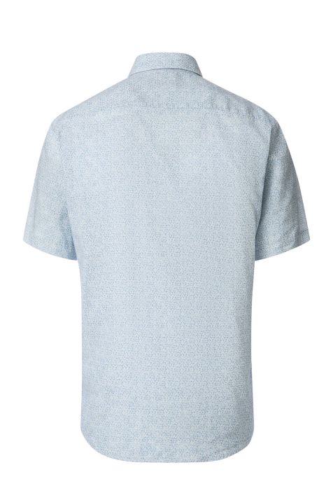 Camicia Uomo Casamoda Classic Fantasia collo Italiano Manica corta
