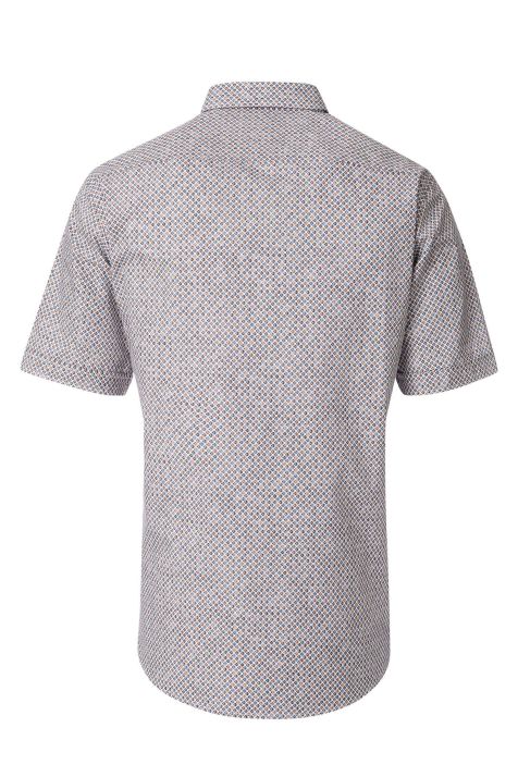 Camicia Uomo Casamoda Comfort Fantasia collo Button down Manica corta
