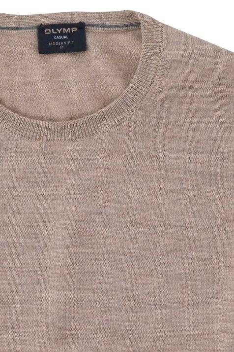 Maglia Uomo Olymp Girocollo Slim Tinta unita 100% lana