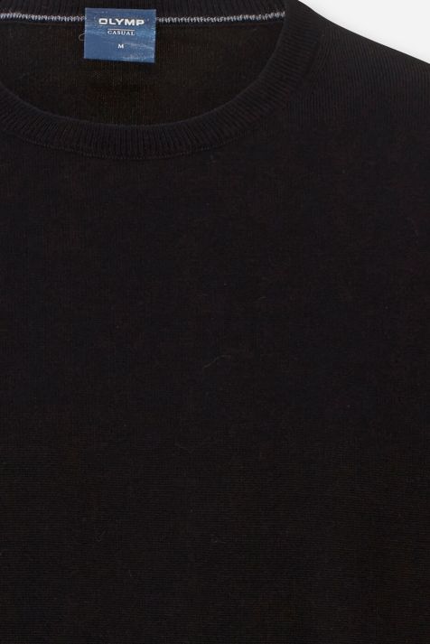 Maglia Uomo Olymp Girocollo Classic Tinta unita 100% lana