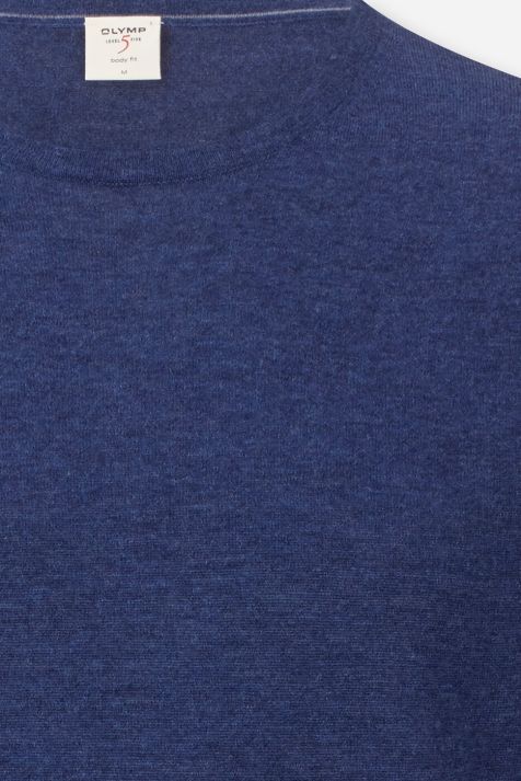 Maglia Uomo Olymp Girocollo Regular Tinta unita 85% lana vergine 15% seta