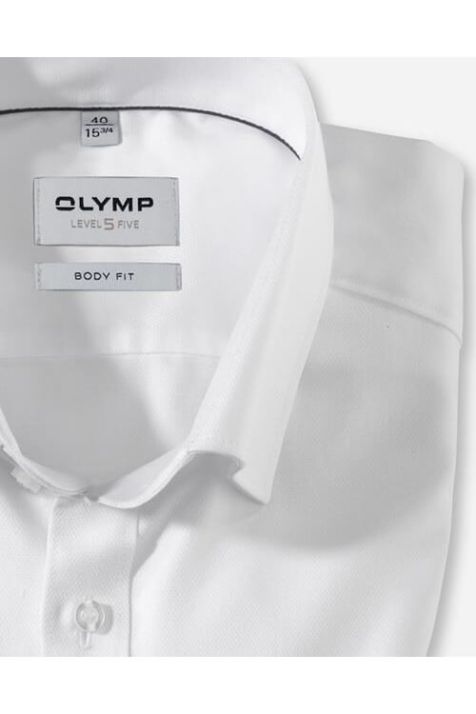 Camicia Uomo Olymp Regular Tinta unita collo Francese Manica lunga
