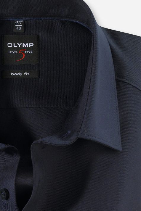Camicia Uomo Olymp Regular Tinta unita collo Italiano Manica lunga