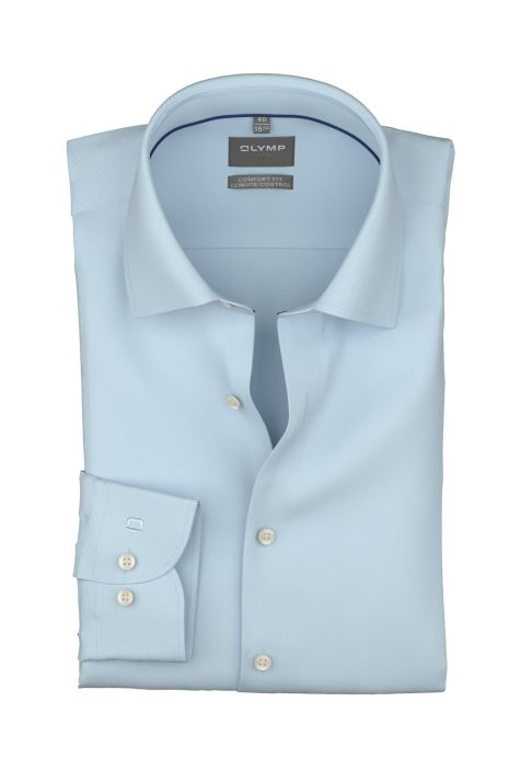 Camicia Uomo Olymp Comfort Tinta unita collo Francese Manica lunga