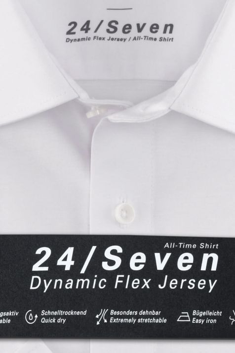 Camicia Uomo Olymp Classic Tinta unita collo Italiano Manica corta