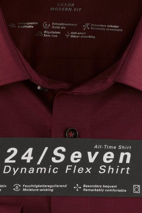 Camicia Uomo Olymp Classic No Stiro Tinta unita collo Italiano Manica lunga