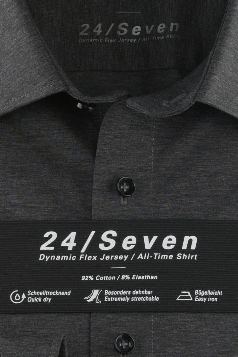 Camicia Uomo Olymp Classic Tinta unita collo Italiano Manica lunga