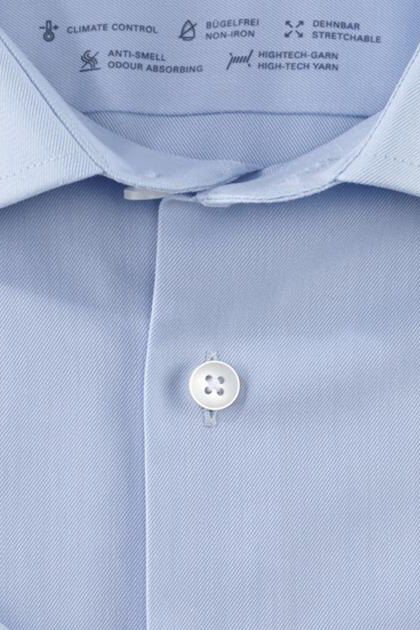 Camicia Uomo Olymp Classic Tinta unita collo Francese Manica corta