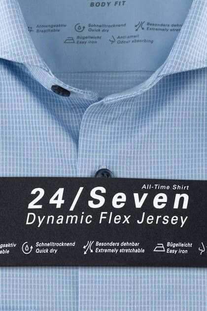 Camicia Uomo Olymp Regular Tinta unita collo Hawaii Manica lunga