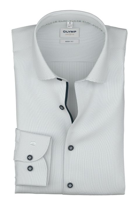 Camicia Uomo Olymp Regular Quadri collo Hawaii Manica lunga