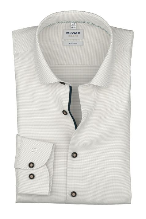 Camicia Uomo Olymp Regular collo Hawaii Manica lunga