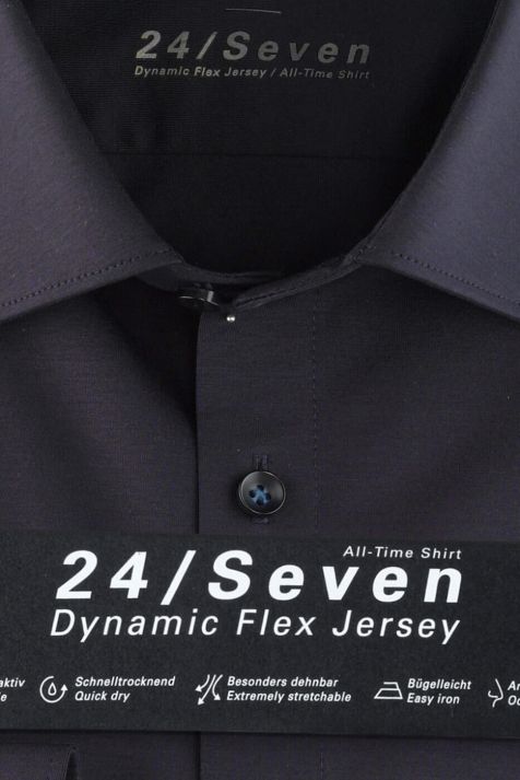 Camicia Uomo Olymp Regular Tinta unita collo Italiano Manica lunga
