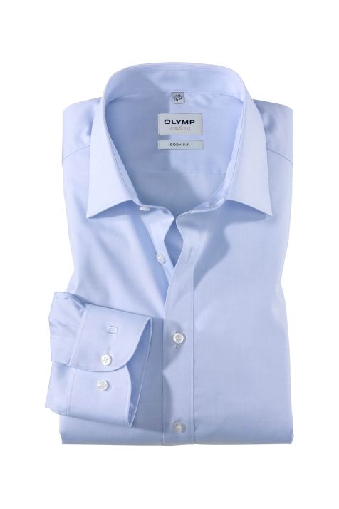 Camicia Uomo Olymp Regular Tinta unita collo Francese Manica lunga