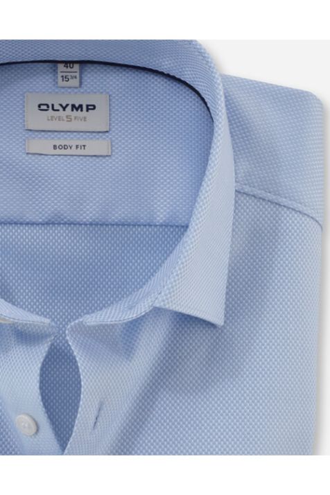 Camicia Uomo Olymp Regular Tinta unita collo Francese Manica lunga