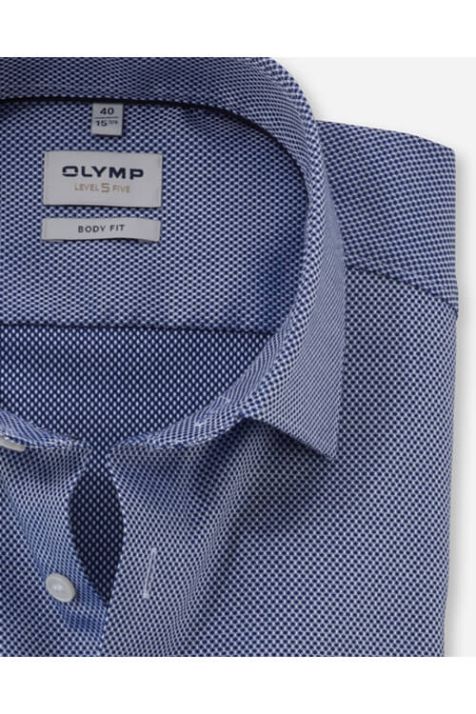 Camicia Uomo Olymp Regular Tinta unita collo Francese Manica lunga