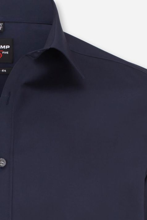Camicia Uomo Olymp Regular Tinta unita collo Italiano Manica lunga