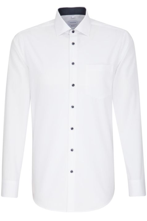 Camicia Uomo Seidensticker Regular No Stiro Tinta unita collo Italiano
