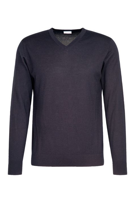 Maglia Uomo Seidensticker  Classic Tinta unita 100% lana
