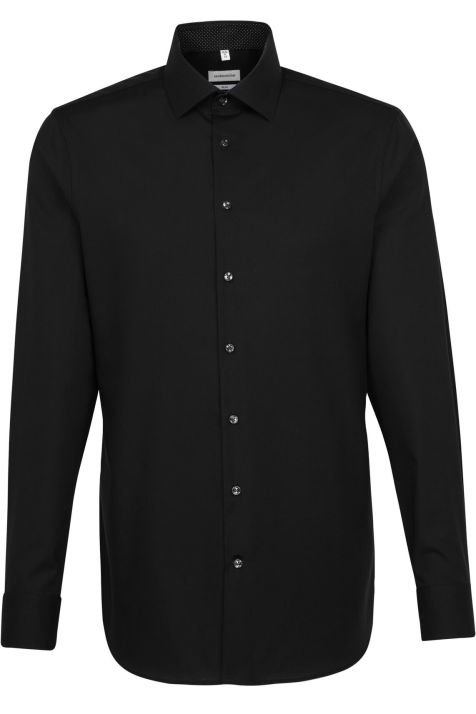 Camicia Uomo Seidensticker Regular No Stiro Tinta unita collo Italiano