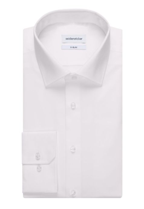 Camicia Uomo Seidensticker Slim No Stiro Tinta unita collo Italiano Manica lunga