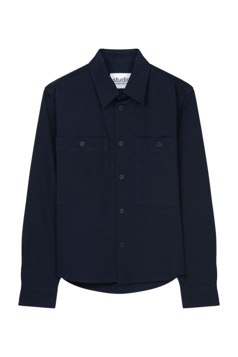 Camicia Uomo Seidensticker Regular No Stiro Tinta unita collo Italiano Manica lunga