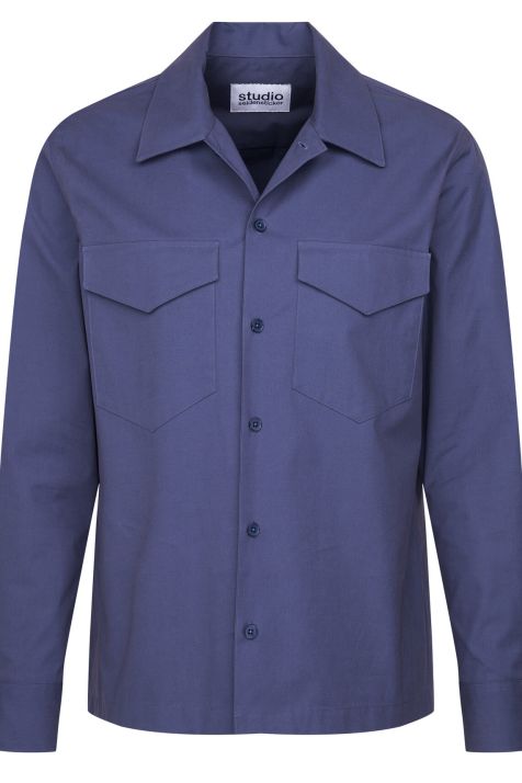 Camicia Uomo Seidensticker Regular No Stiro Tinta unita collo Coreano Manica lunga