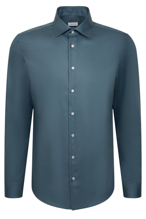 Camicia Uomo Seidensticker Slim No Stiro Tinta unita collo Italiano