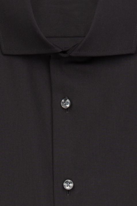 Camicia Uomo Seidensticker Slim No Stiro Tinta unita collo Italiano Manica lunga