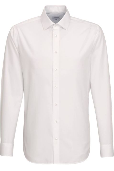 Camicia Uomo Seidensticker Slim No Stiro Tinta unita collo Italiano