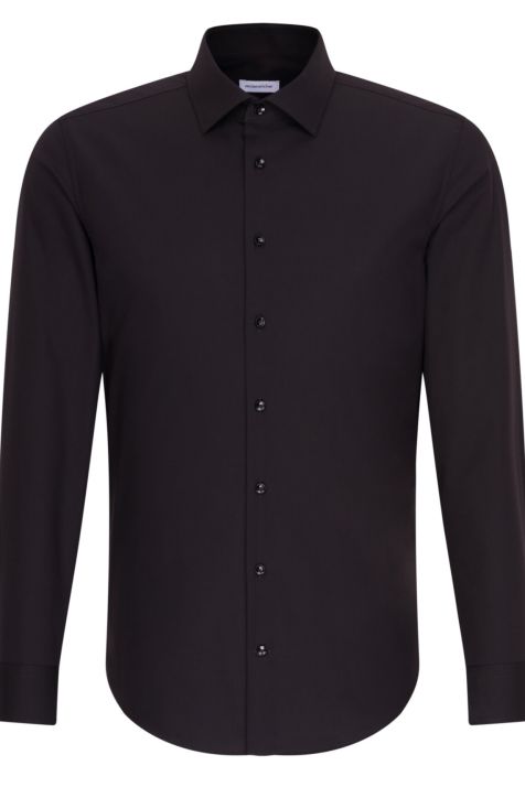 Camicia Uomo Seidensticker Slim No Stiro Tinta unita collo Italiano
