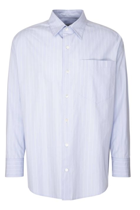 Camicia Uomo Seidensticker Comfort No Stiro Righe collo Italiano Manica lunga