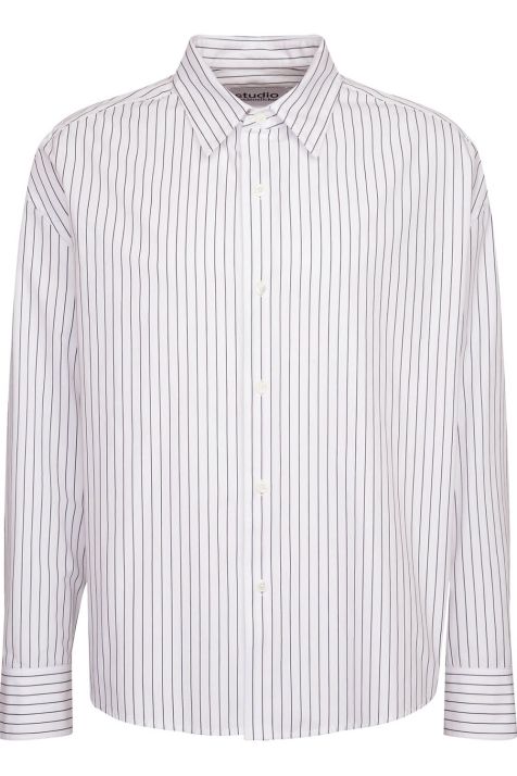 Camicia Uomo Seidensticker Comfort No Stiro Righe collo Italiano Manica lunga