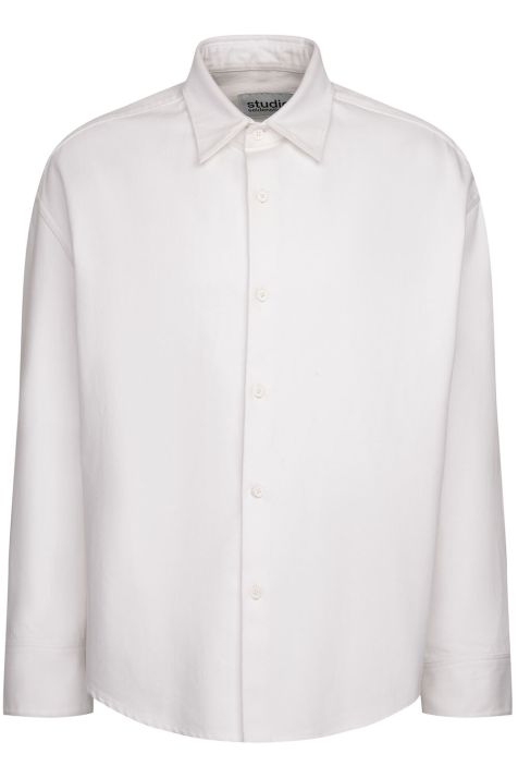 Camicia Uomo Seidensticker Comfort No Stiro Tinta unita collo Italiano Manica lunga
