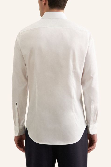 Camicia Uomo Seidensticker Regular No Stiro Tinta unita collo Italiano Manica lunga