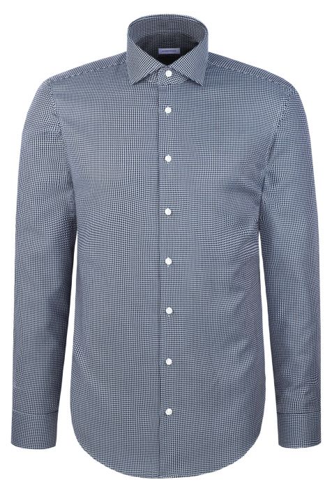 Camicia Uomo Seidensticker Regular No Stiro Fantasia collo Italiano